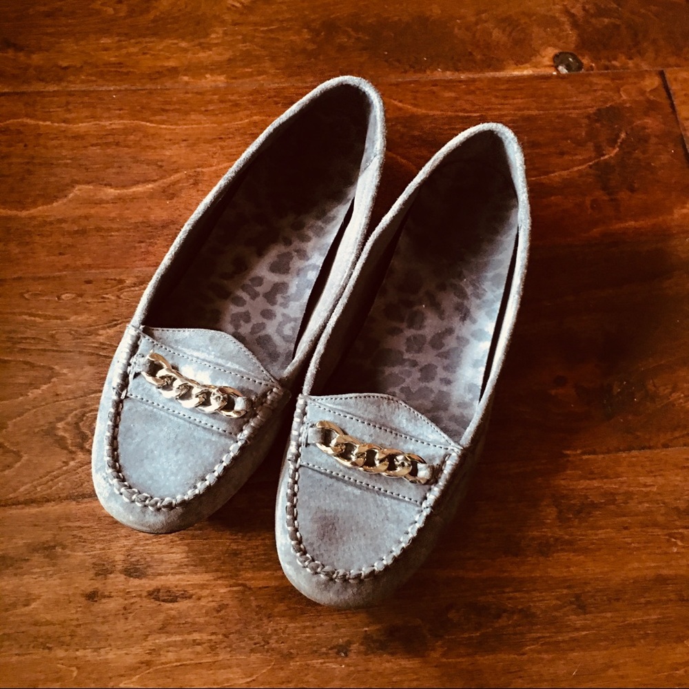 Vionic Mesa Suede Leather Chain Loafer